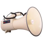 Мегафон мощный CR-89 75 Watt на АКБ запись-сирена-свисток USB AUX Mp3