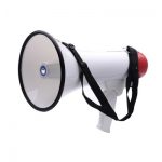 Рупор ручной Gromic-118A 30W сирена запись 120 секунд USB AUX Mp3